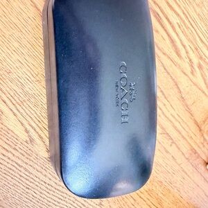 Coach Midnight Black Eyeglass Case